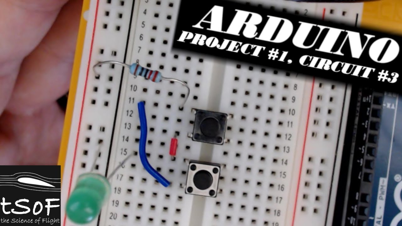 Project #1, Circuit #3 (Arduino Starter Kit) - YouTube