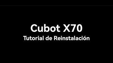 Cubot X70 Reinstallation Tutorial - MX