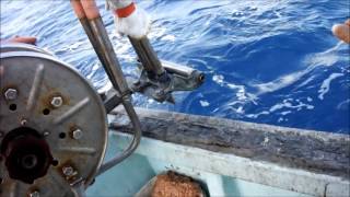 深海船釣り　緊張の糸