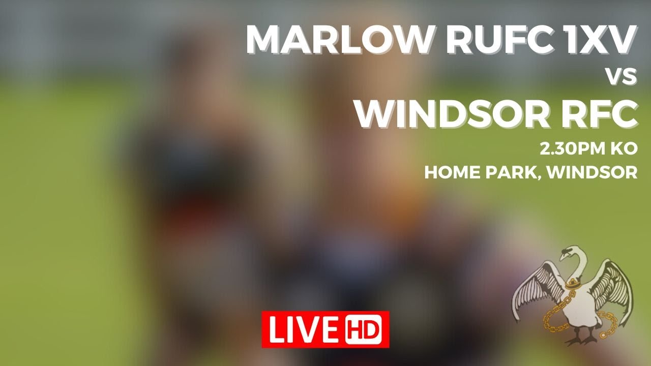 Marlow RUFC 1XV vs Windsor 1XV - Saturday 8th November - KO 2.30pm