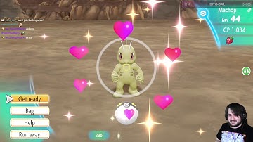 Full odds shiny machop - Pokemon Let