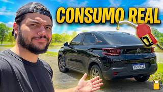 CONSUMO DO CITROEN BASALT 2025/2026 NO ETANOL!