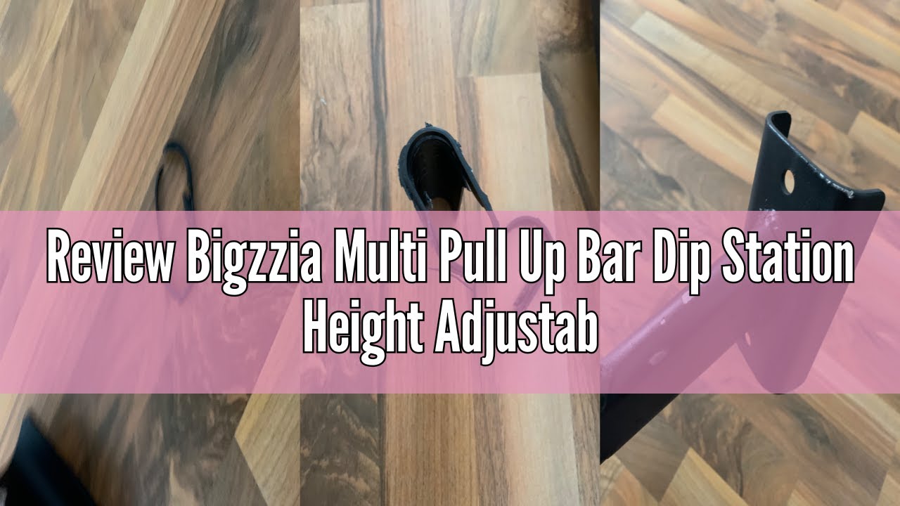 Review Bigzzia Multi Pull Up Bar Dip Station Height Adjustable Power Tower Exercise Equipment Fitnes