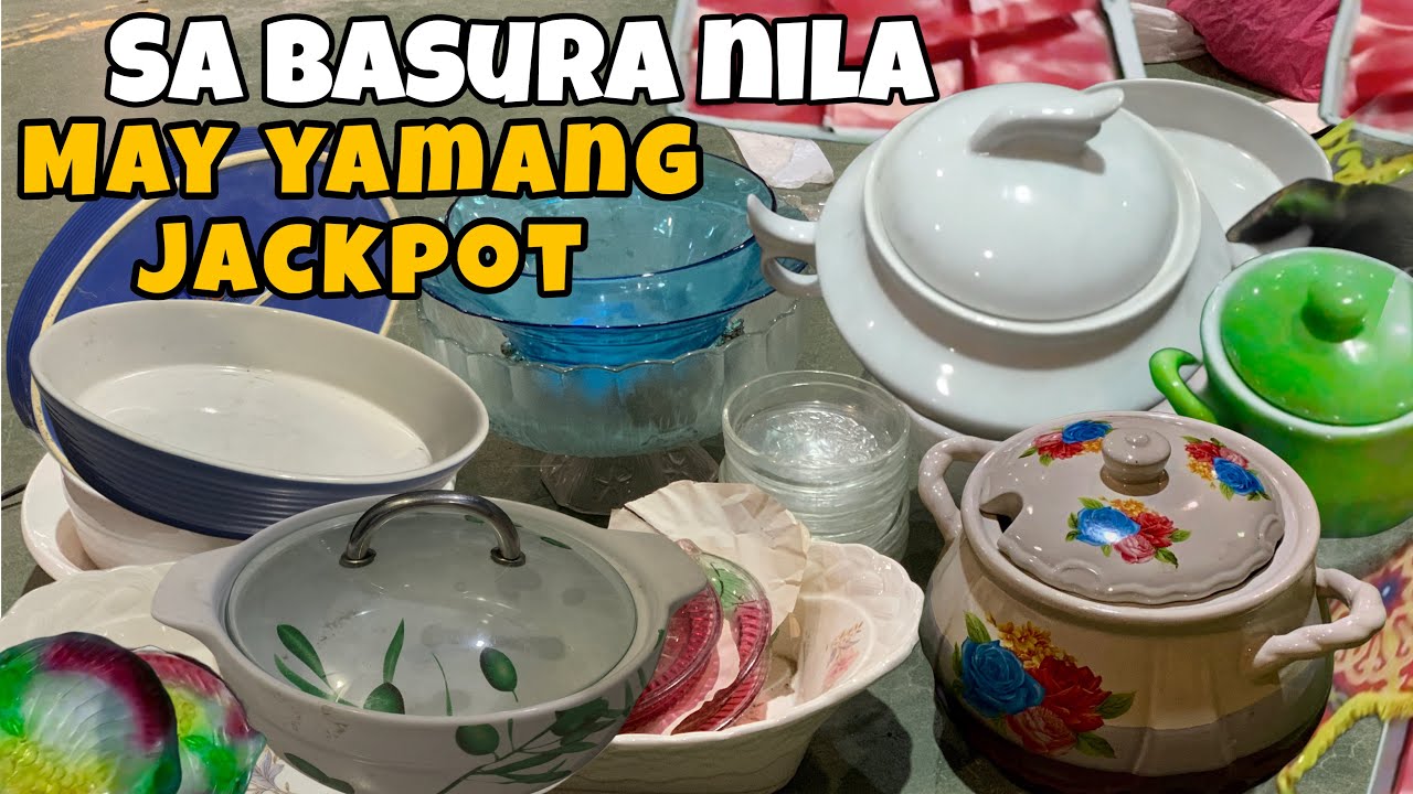 DUMPSTER DIVING | HALA MAMAHALING KITCHENWARES NASA BASURA MAYAYAMAN NAGKALAT SA SOUQ JUMMA
