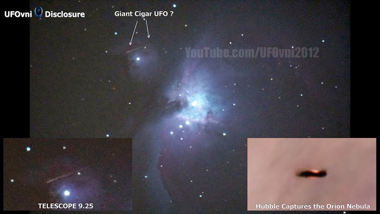 Αποτέλεσμα εικόνας για Giant UFO Passes Near The Orion Nebula, Captured By Telescope (Video 4K) Jan 5, 2017