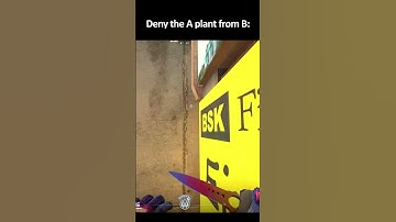 How to deny A plant from B on Overpass! #cs2 #counterstrike2