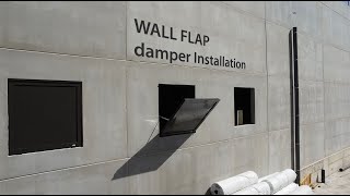 Sodeca Wall Flap Damper Installation En