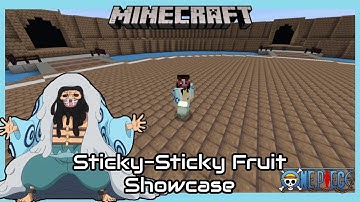 Sticky Fruit in MCPE/MCBE with Command Blocks (Showcase)
