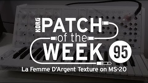 Patch of the Week 95: La Femme D’Argent Texture on MS-20