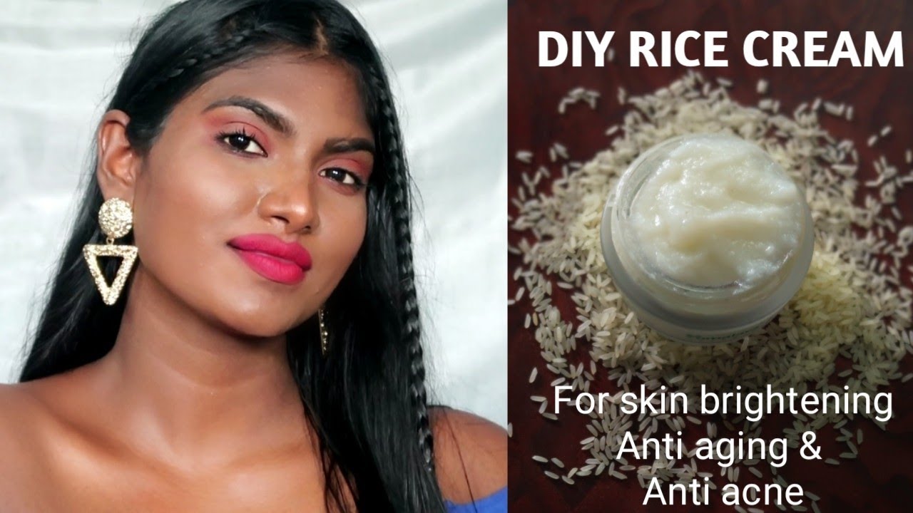 Korean DIY Rice Cream Anti Acne & Skin Brightening cream Stylish