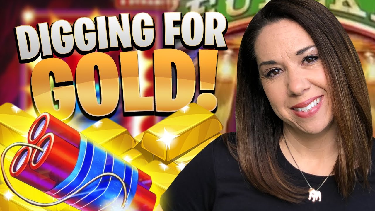 SLOT QUEEN goes digging for GOLD !! And she FINDS IT !! YouTube