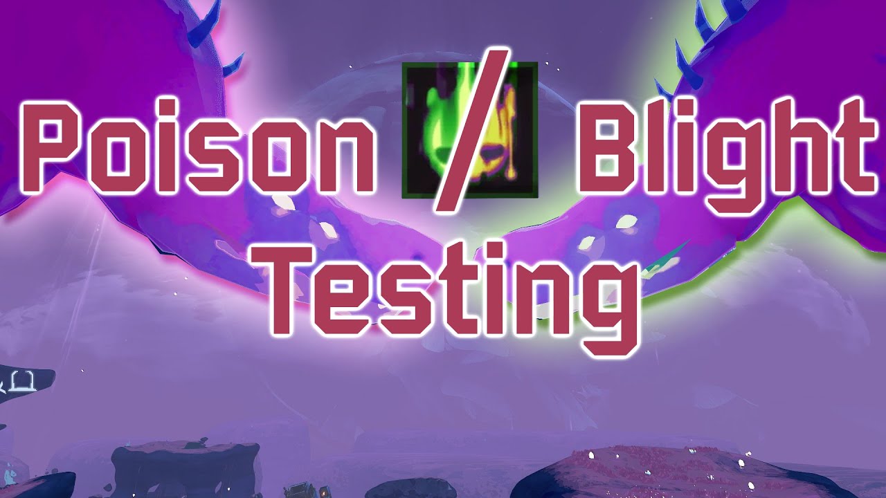 Raw Test Footage for Poison vs Blight | Risk of Rain 2