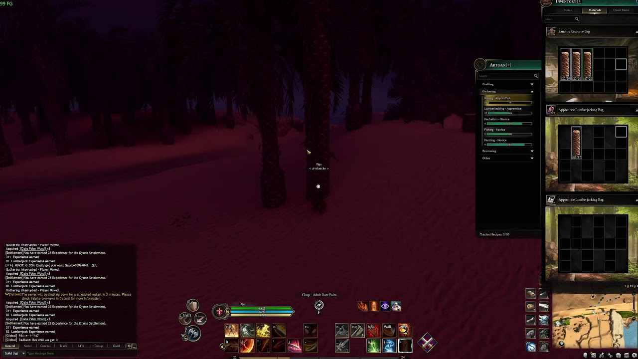 Day #14 - Fighter leveling & Farm Gathering