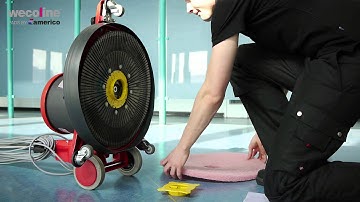 Wecoline - Polishing of linoleum with UHS