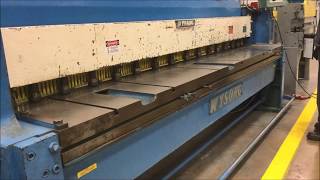 Used 10' x 10 ga. Wysong Metal Shear, #27766