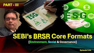 SEBI’s BRSR Core Formats 5.4c