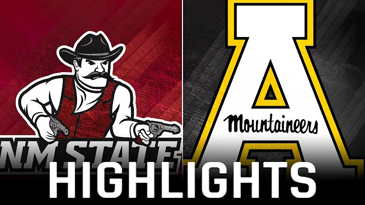 FB  Highlights: Appalachian State 45, New Mexico State 31