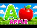 A for Apple 🍎 | ABC Alphabet Learning for Kids | RebitKids Preschool Education