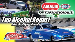 NHRA Gatornationals Top Alcohol Report 2024 | Qualifying Round 1 | Gainesville Raceway | Drag Racing by Monday Morning Racer 4,214 views 2 months ago 4 minutes, 18 seconds