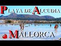 [4K] Platja d'Alcúdia - Walk Along Alcudia Beach - Mallorca, August 2019