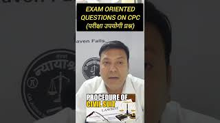 Questions on CPC 1908 #laweasy #currentaffairs #shortvideo #indianlaw #ballb #law #trending #upsc