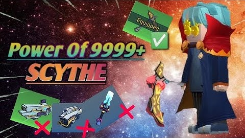Power Of 9999+ Scythe Strong Sword - BUILD AND SHOOT | BLACKMAN GO