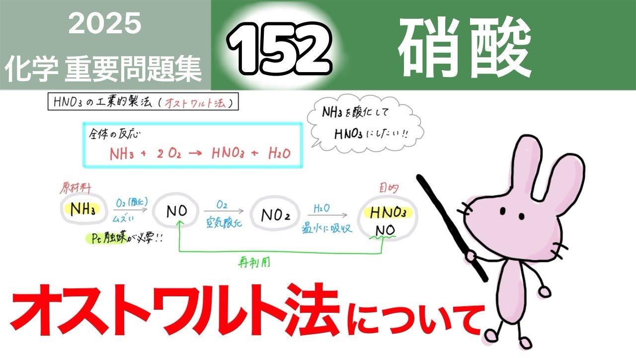 化学 重要問題集2025 解説】152 硝酸 - YouTube