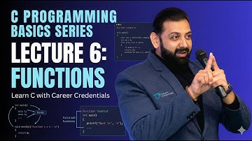 Basics of C Programming – Lecture 6 | Functions Explained with Simple Examples