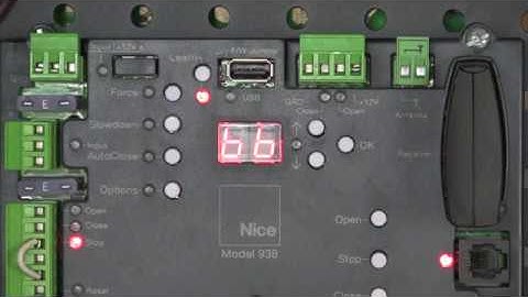 Reflashing the Firmware on the Nice 936US Control Board