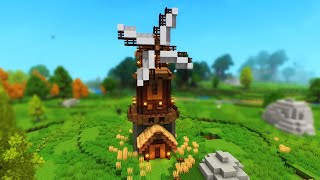 How to Build a Windmill in Hytale - Hytale Windmill Tutorial