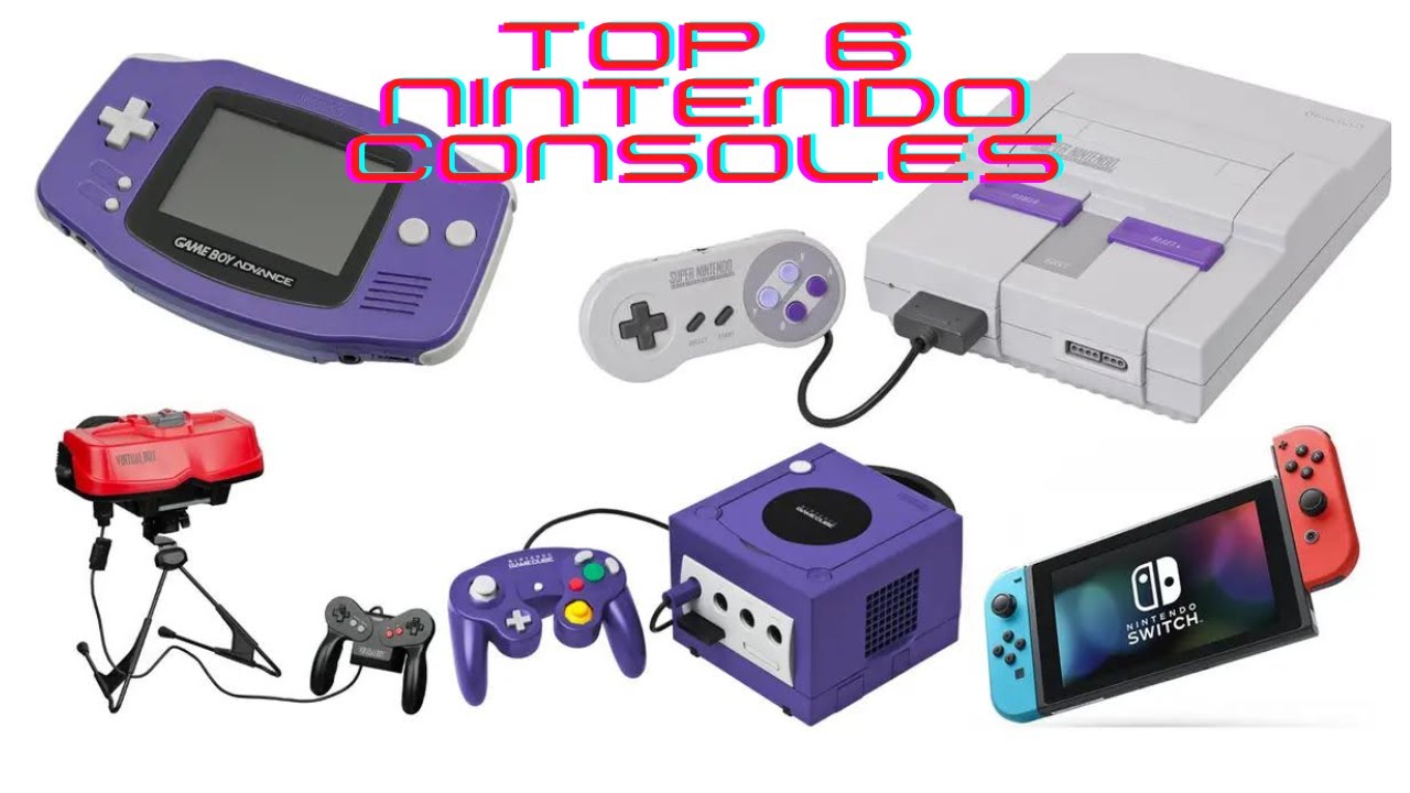 Top 6 Nintendo Consoles of All TIme (SmartFoxTV)