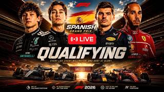 Live: Spanish Grand Prix 2026 Qualifying Race Live Watch Along | Spain GP F1 Race Pole Position Live