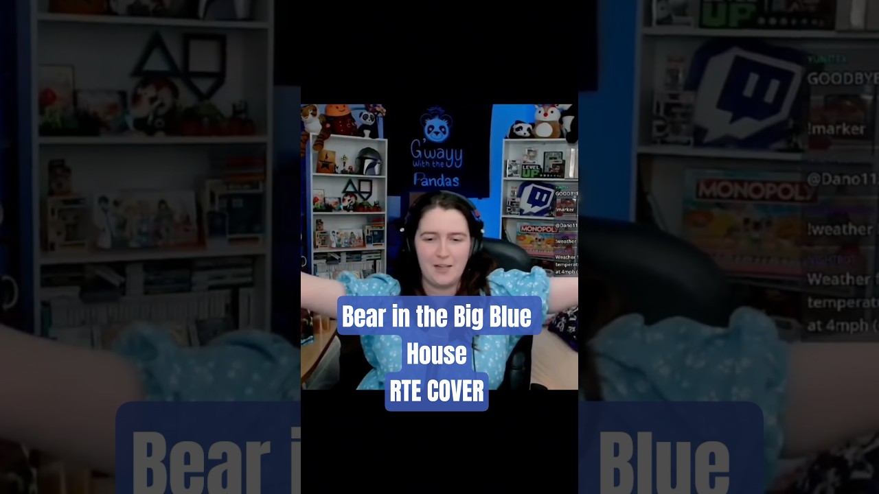 Bear in the Big Blue House theme if covered by an Irish News Voice 