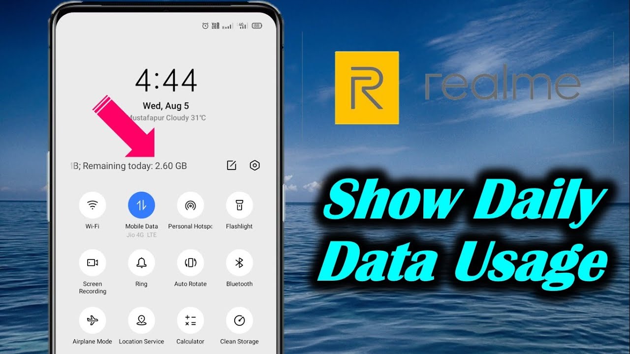 How to Show Daily Data Usage in Realme