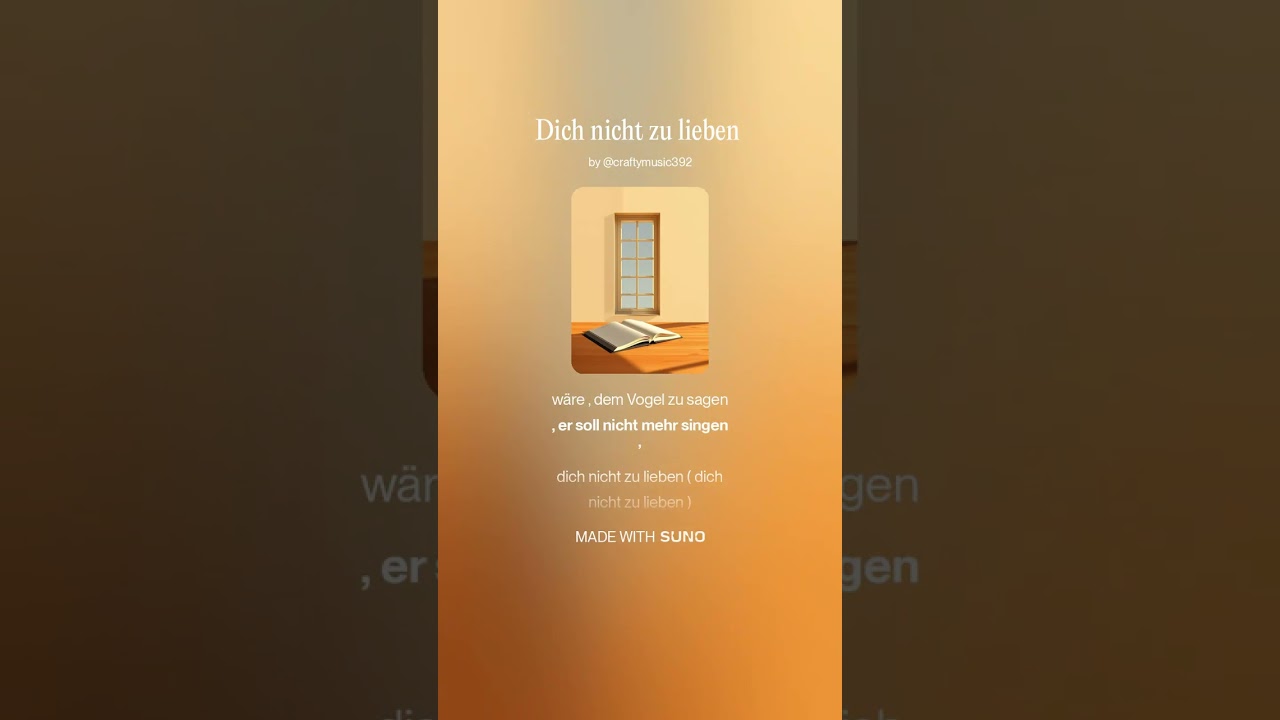 Dich nicht zu lieben