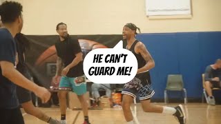 “He CAN’T Guard Me!”… 5v5 against The Homies for $1,000!