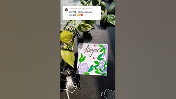 What’s your name comment below #shortsfeed #name #nameinitials #shorts#watercolor#creative#short#lv