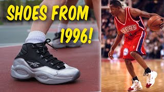 Trying to Play Basketball in Allen Iverson’s OLDEST Sneakers from the 90s!