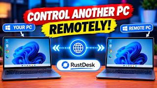 How to Connect 2 Windows PCs Remotely with RustDesk | Step-by-Step Guide