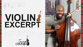 Mendelssohn Symphony No. 3 | Joseph Conyers, Double bass