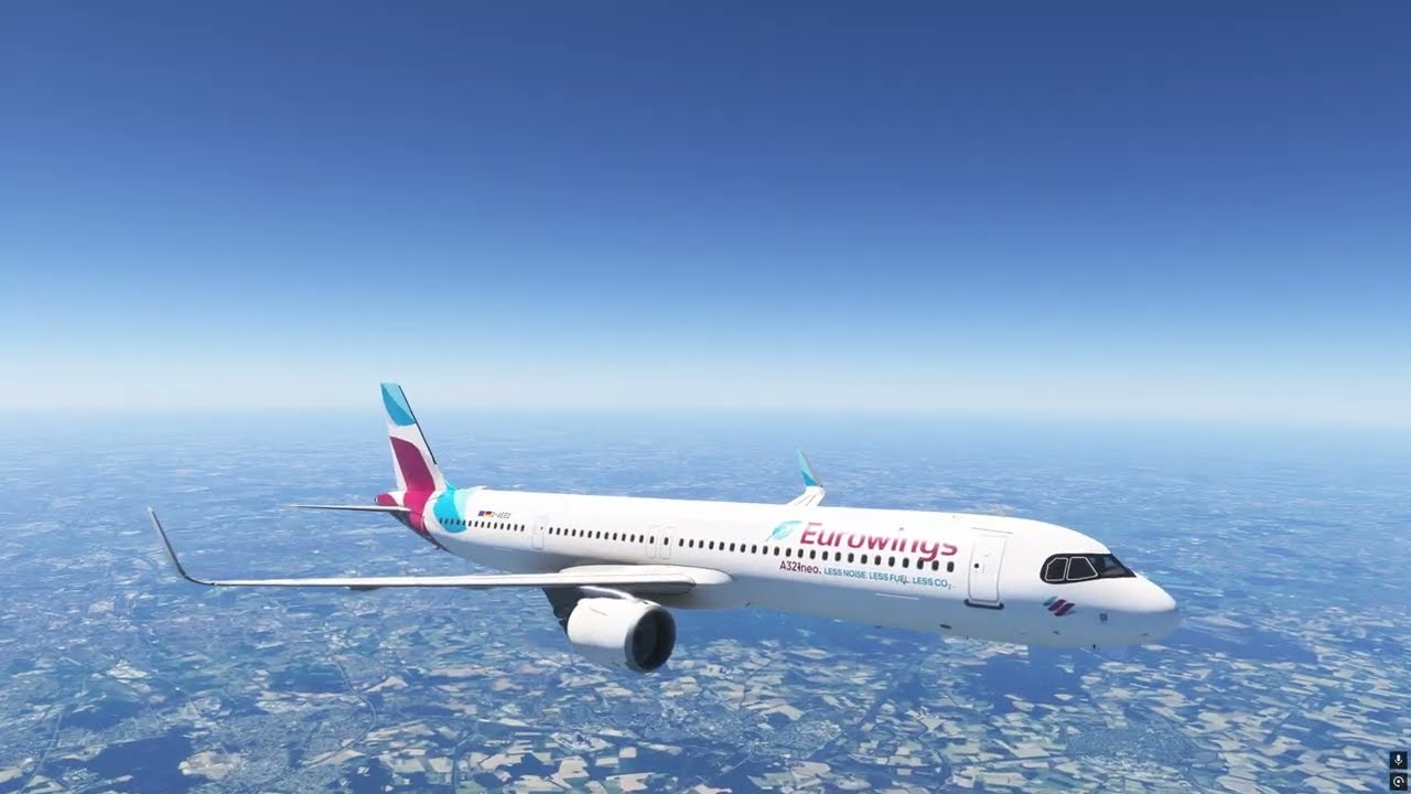 FSLABS A321 NEO | Take Off and CLimb at EDDL | VATSIM | MSFS 2024 | 4K