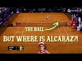 Carlos Alcaraz Passing Shots But They Get Increasingly More Ridiculous