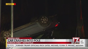 Man critically injured in Fayetteville single-vehicle crash