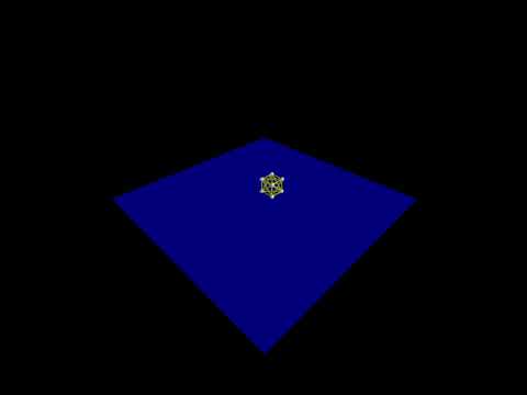 Physics Simulation of a Bouncing Breathing Cube with Coefficient of Restitution