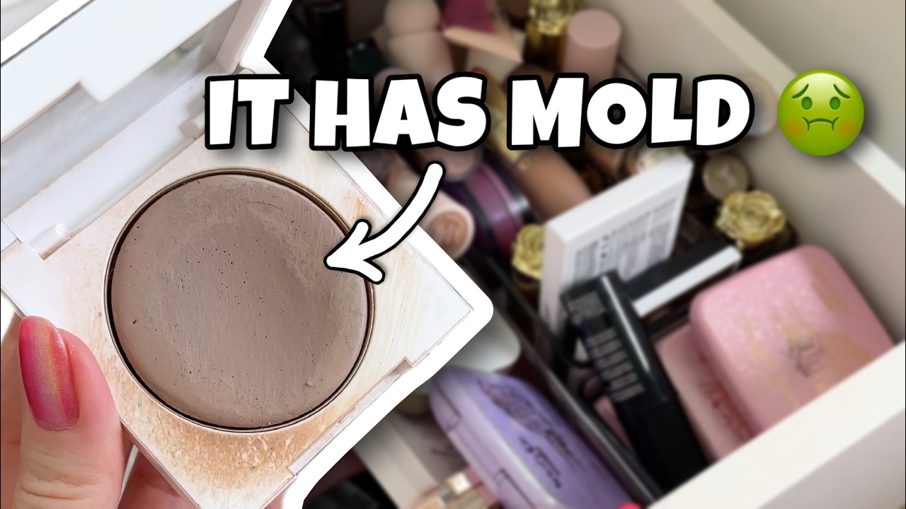 There Was MOLD in My Bronzer 😭 Makeup Declutter