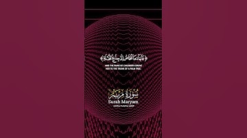#surahmaryam #سورة_مريم ‎تلاوت قرآن الكريم #قرآن_كريم #تلاوة #سورة #سبحان_الله #صباح_الخير #اكسبلور