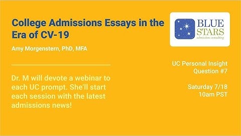 UC Personal Insight Question 7: What You