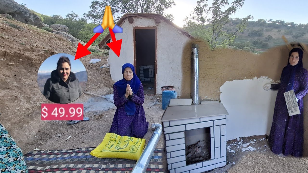 The nomadic mother, a symbol of endurance and stability in the face of life's hardships