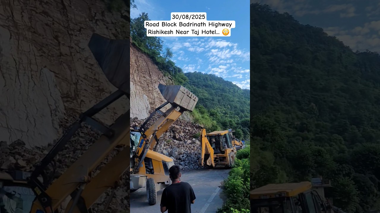 Road Block Badrinath Highway Rishikesh||