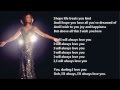Whitney Houston - I Will Always Love You /\ Lyrics On A Screen